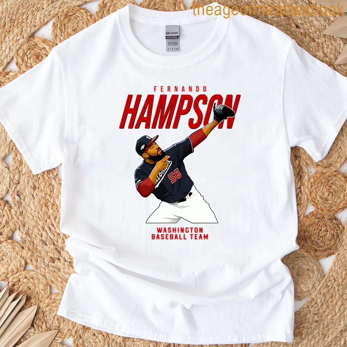 Fernando Rodney 56 Washington Baseball Team T-shirt