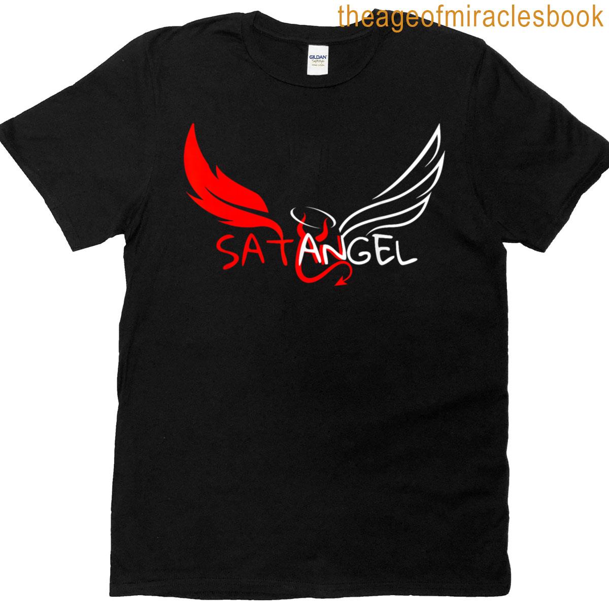 Half Angel Half Devil New 2025 – Gothic Emo Dark Aesthetic T-shirt