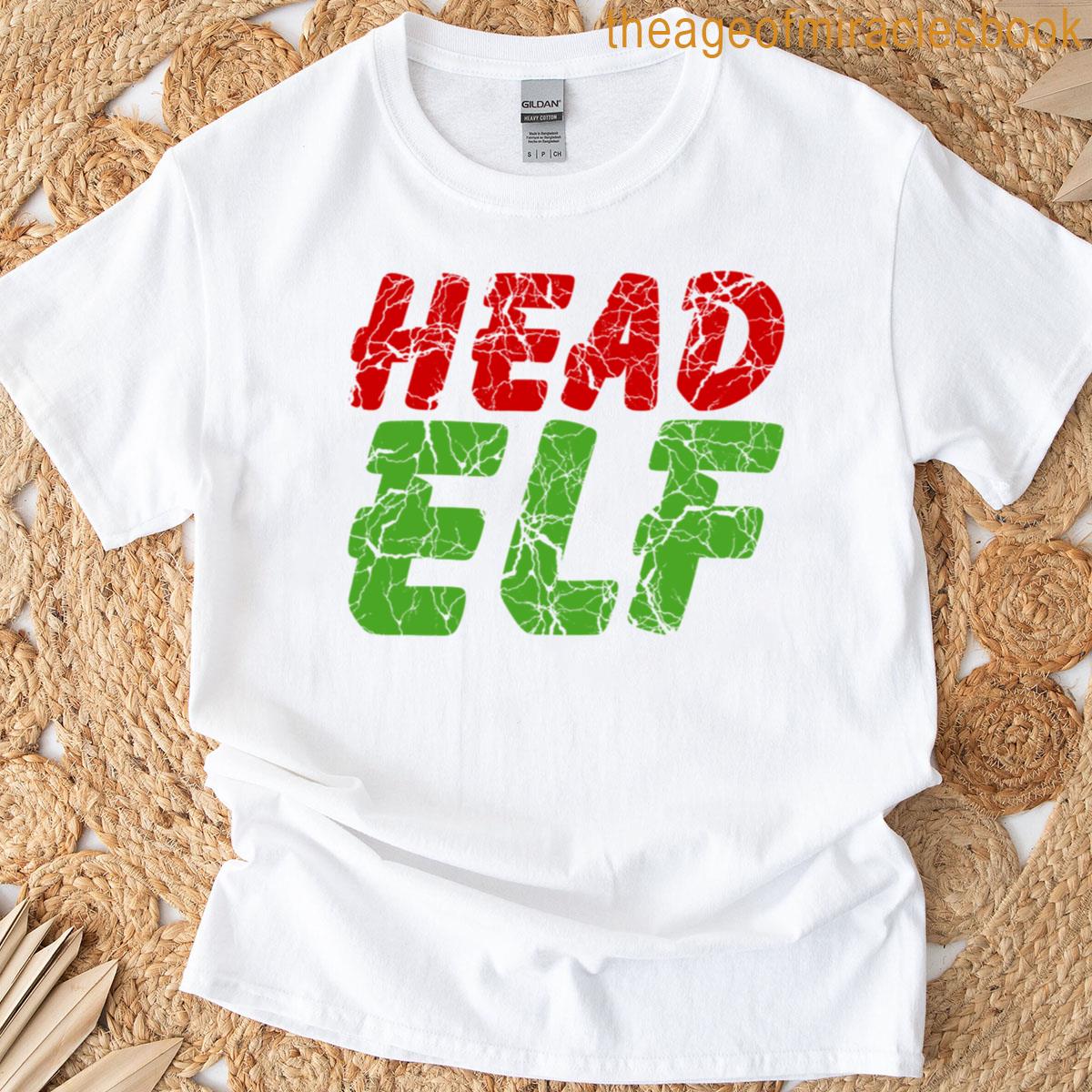 Head Elf Grunge Workshop Command T-shirt
