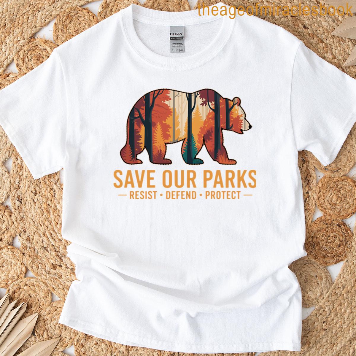 Save Our Parks Resist T-shirt