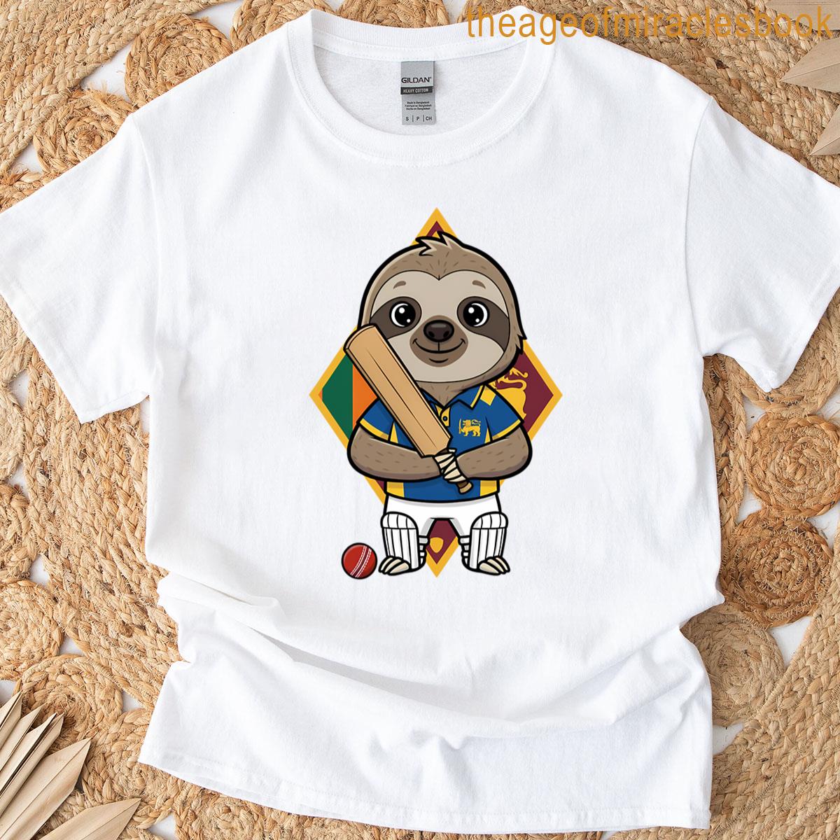 Sri Lanka Cricket Sloth Batter T-shirt