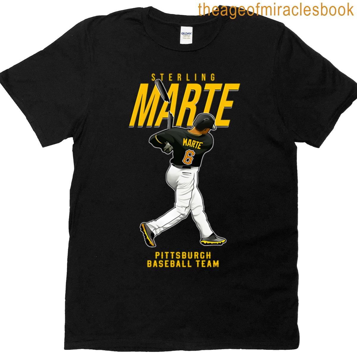 Starling Marte 6 Pittsburgh Baseball Team T-shirt