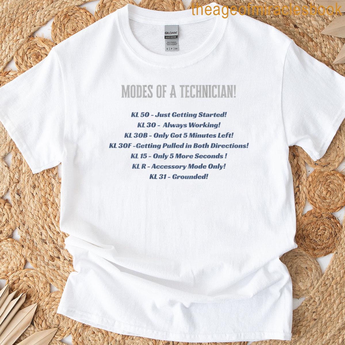 Vbd Technician Modes T-shirt