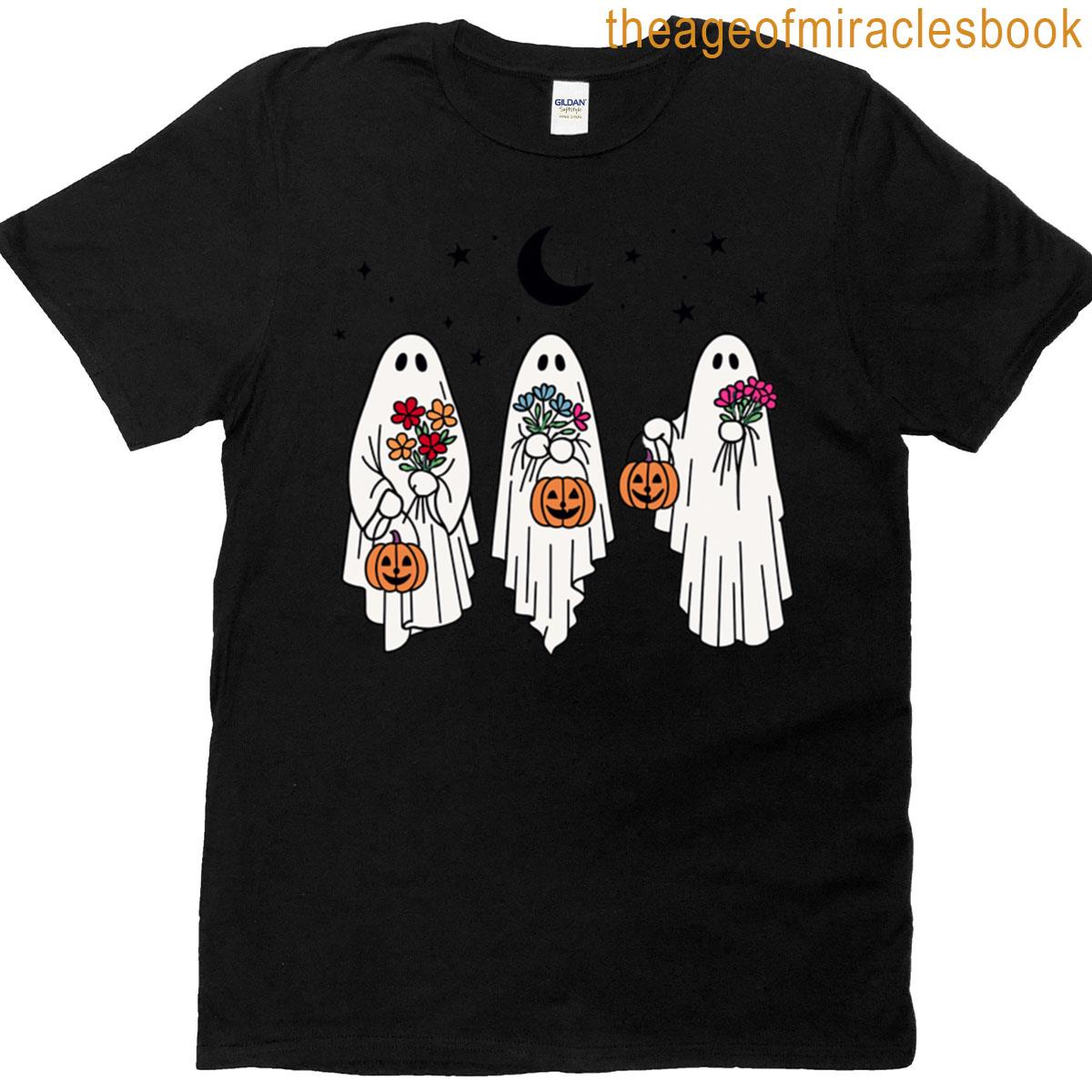 Vintage Halloween Ghost T-shirt