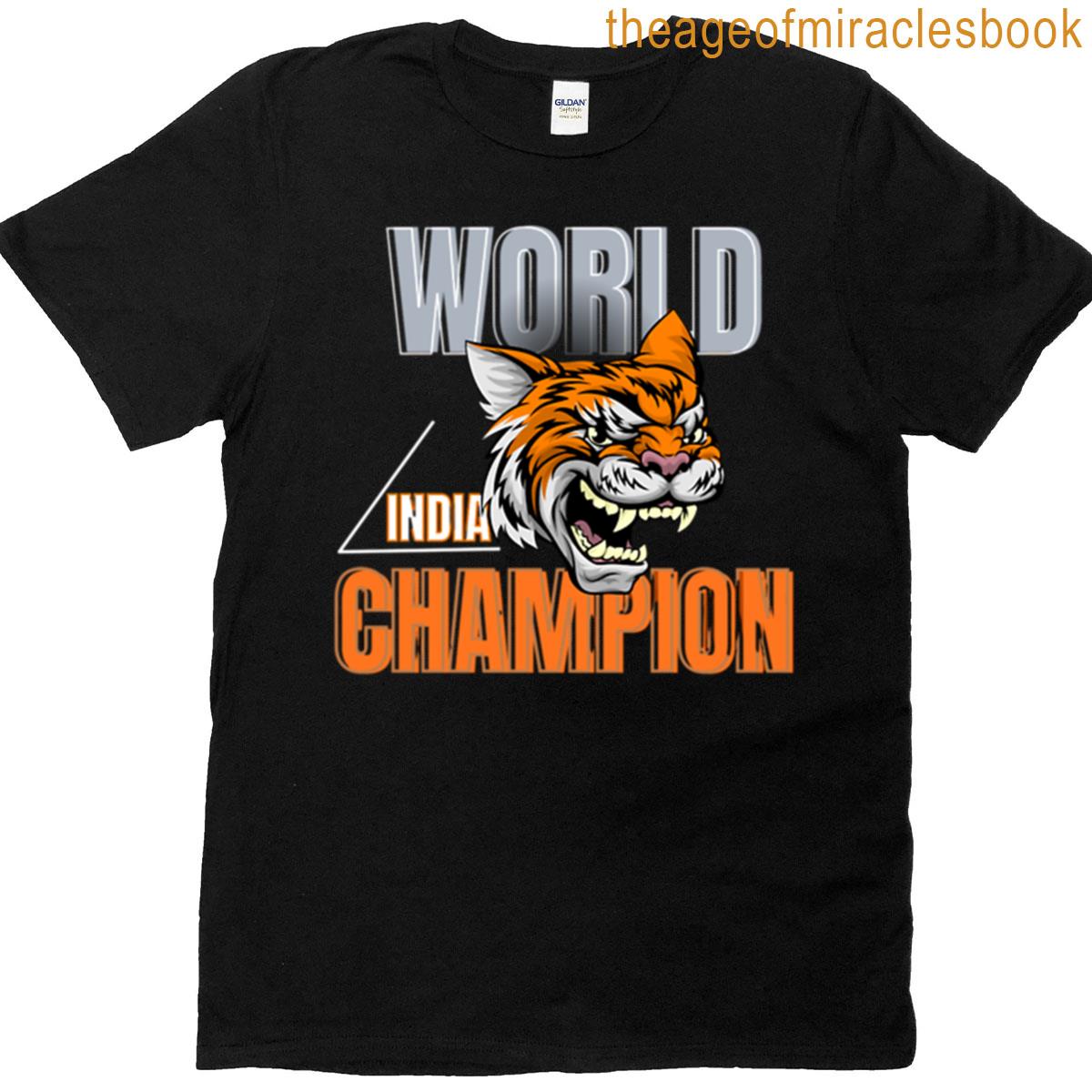 World India Champion Tiger T-shirt