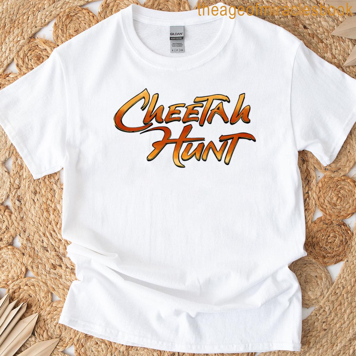 Cheetah Hunt Inspired Logo T-shirt