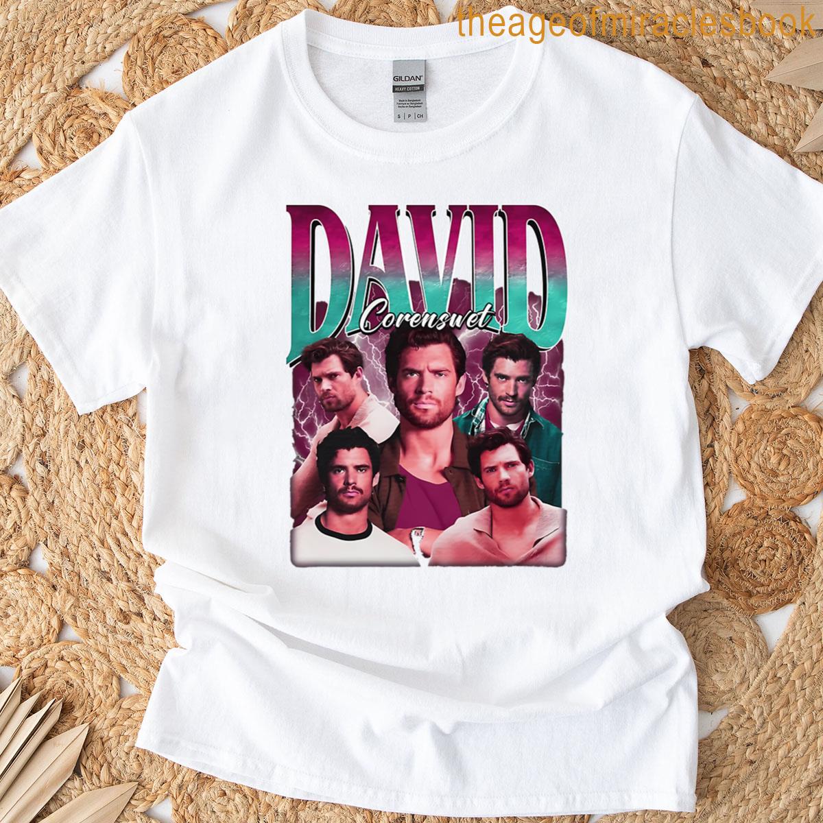 Contemporary David Corenswet T-shirt