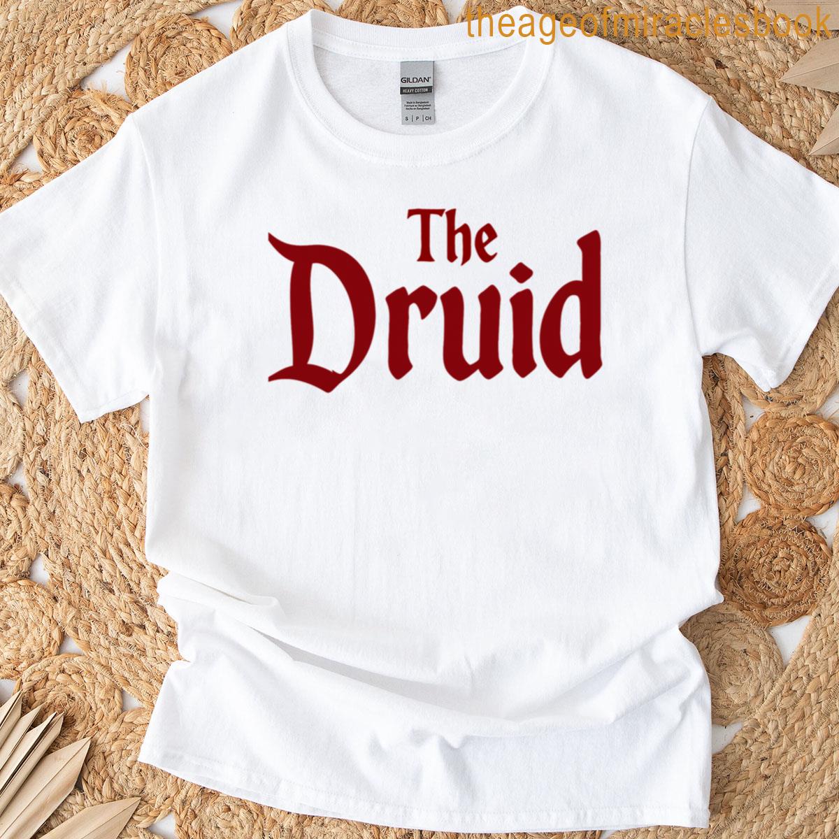 Dd The Druid Red Ink Transparent T-shirt