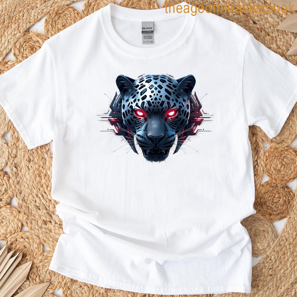 Futuristic Leopard Logo T-shirt