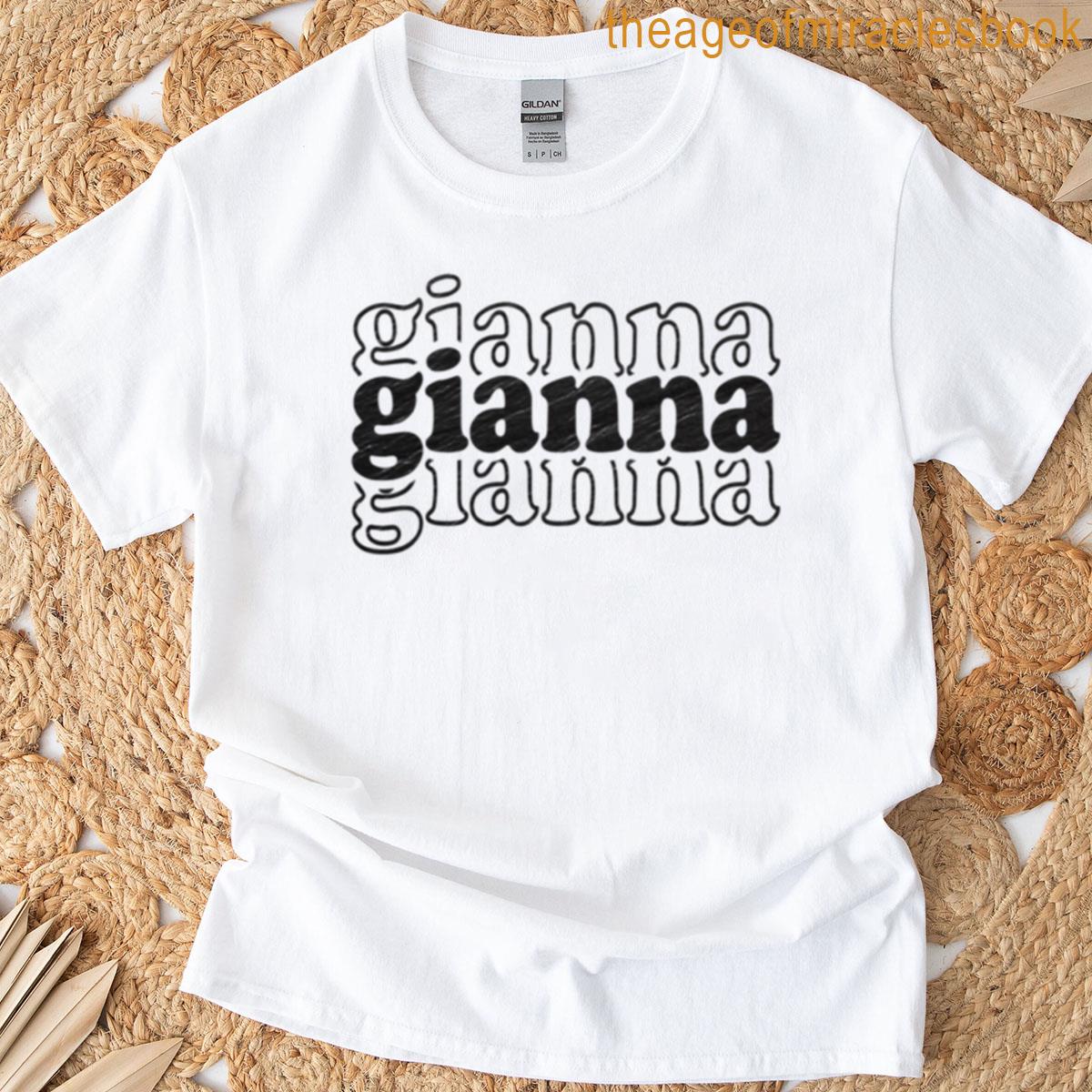 Gianna Name Personalized T-shirt