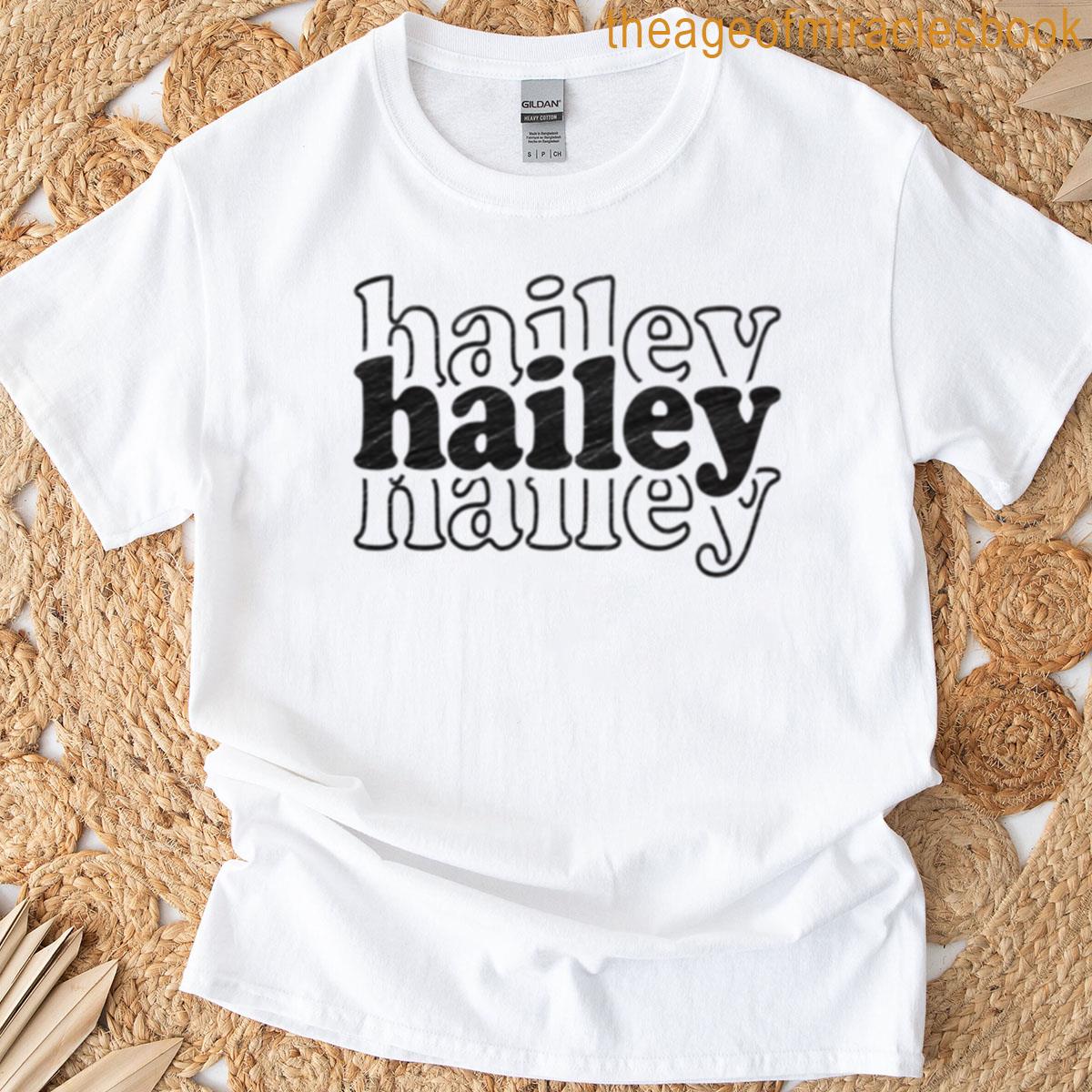 Hailey Name Personalized T-shirt