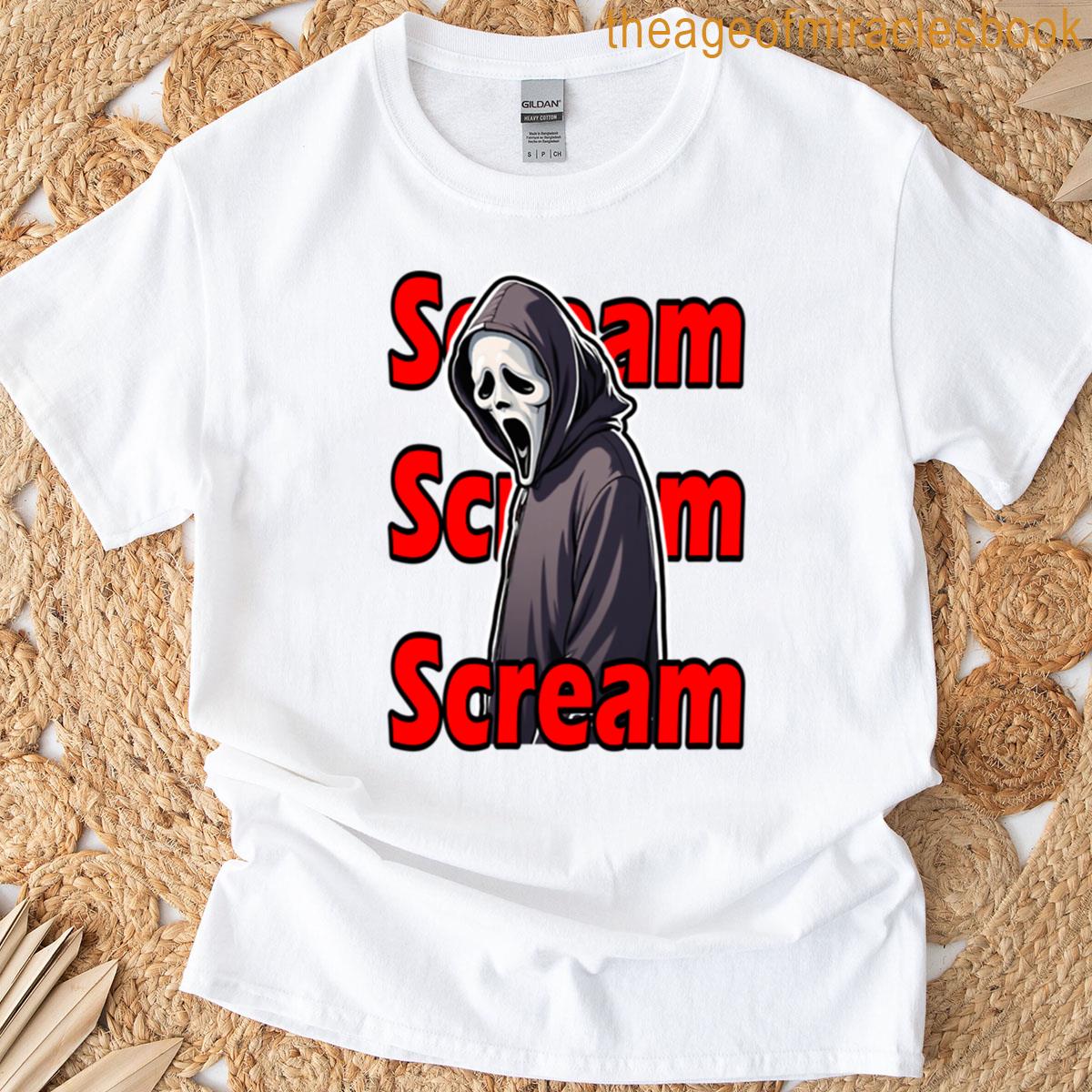 Halloween Horror Scream T-shirt