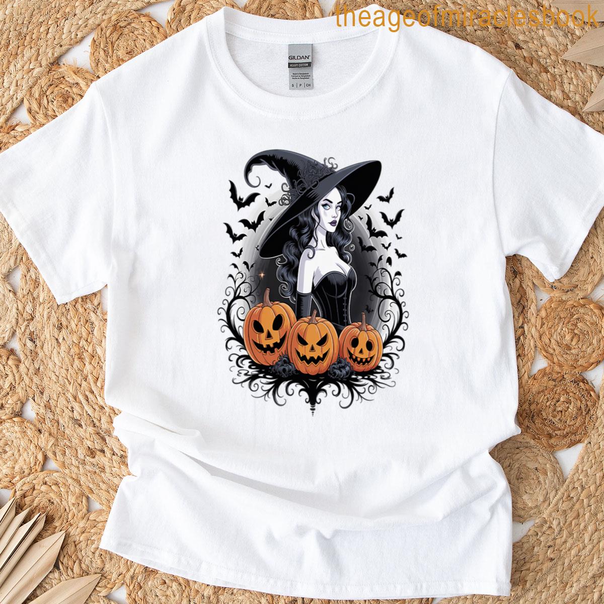 Pumpkin Witch Halloween Pumpkin October T-shirt