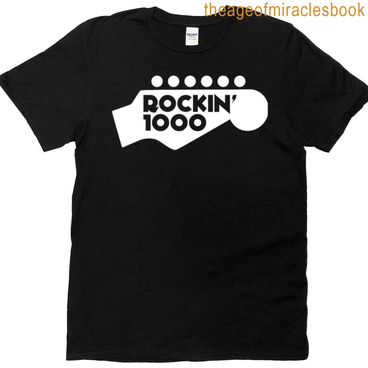 Rockin1000 White Logo T-shirt