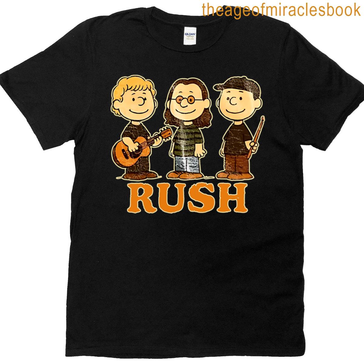 Rush And Charlie Brown T-shirt