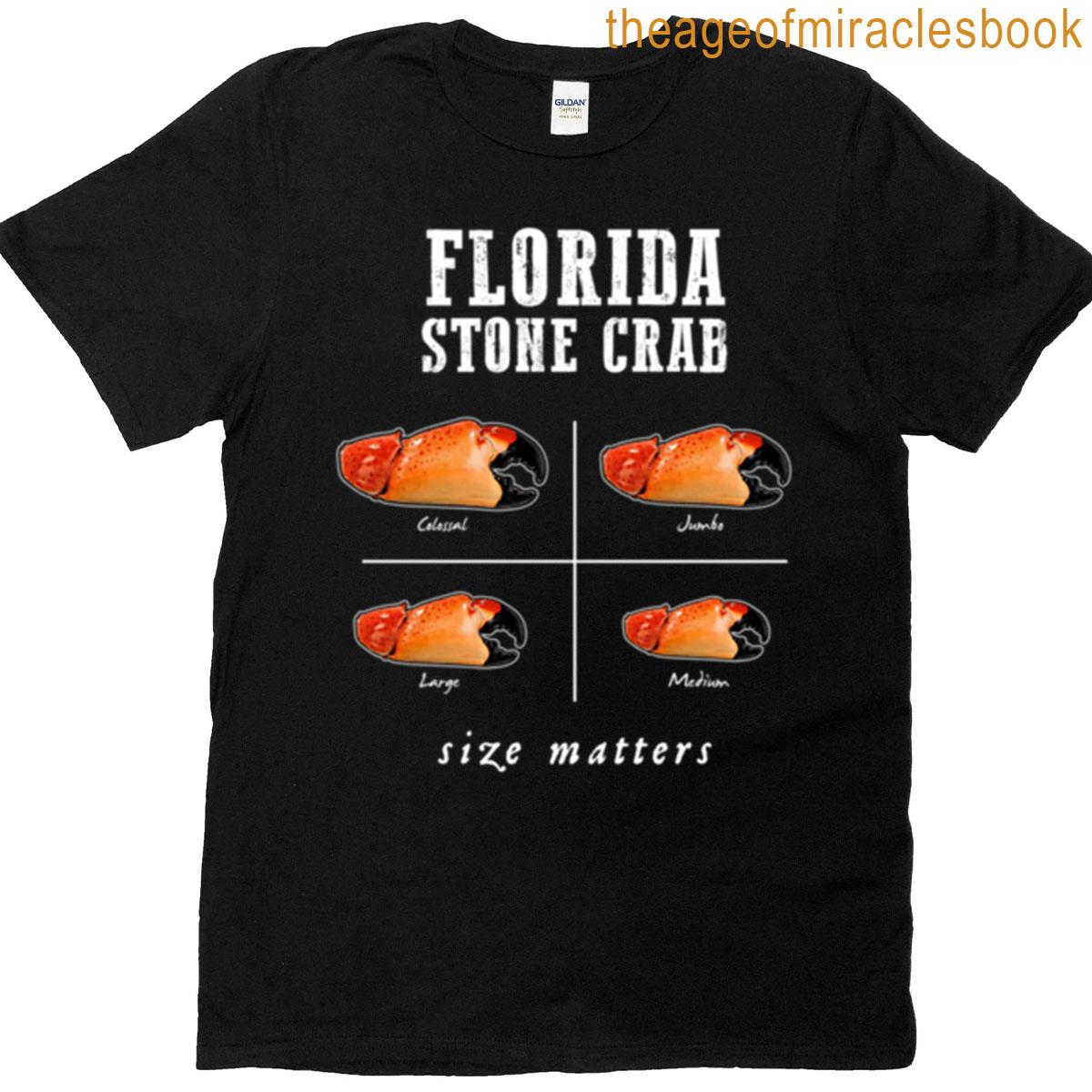 Stone Crab Jumbo Colossal Large Claws T-shirt