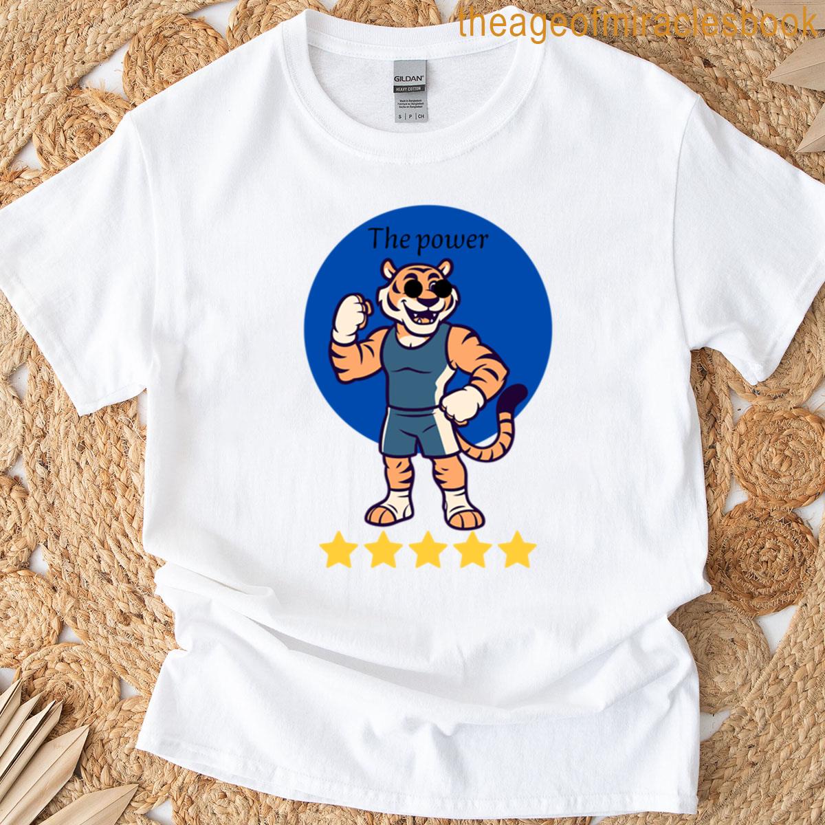 Tiger Boxing Strength Inspirational Artwork T-shirt