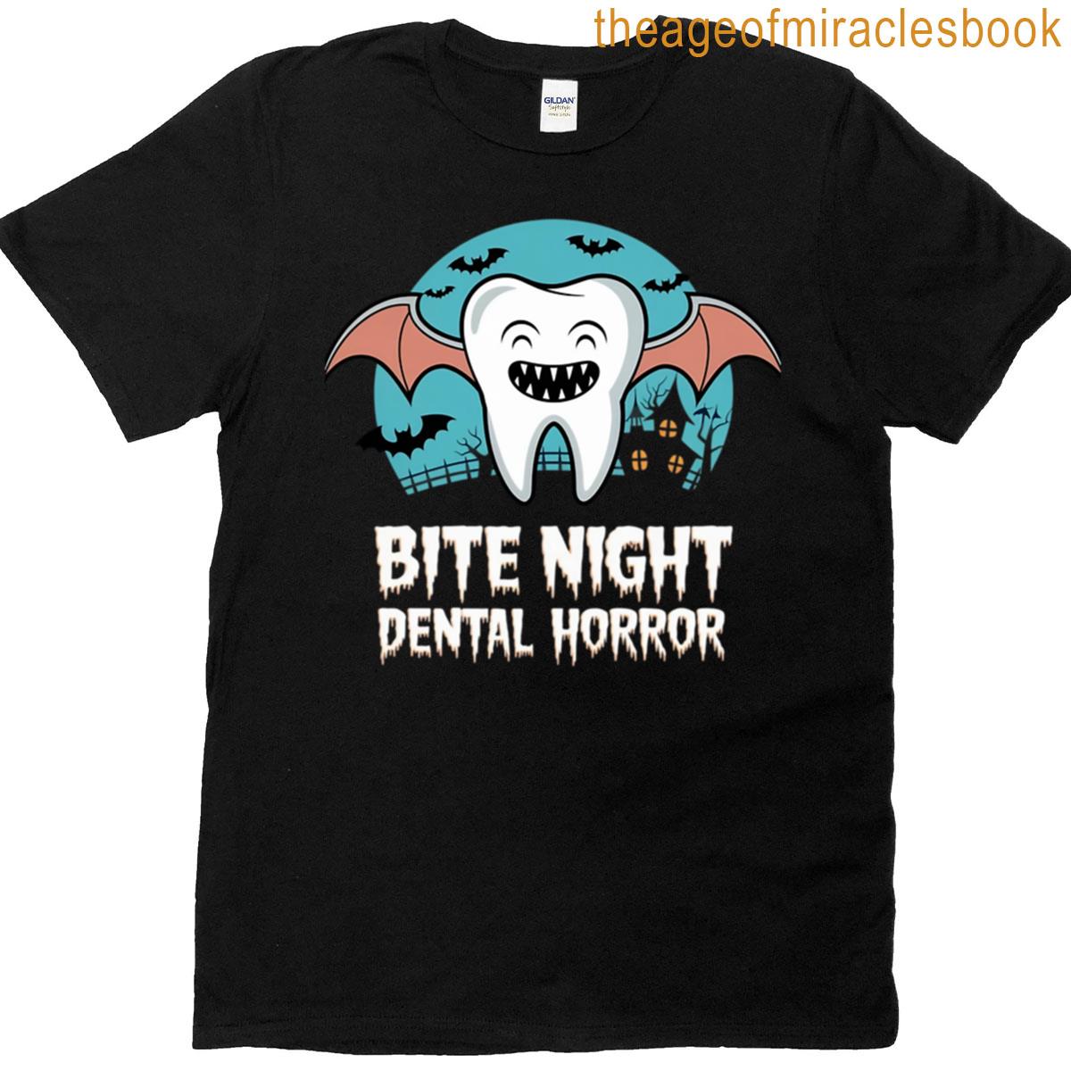 Bite Night Dental Horror T-shirt