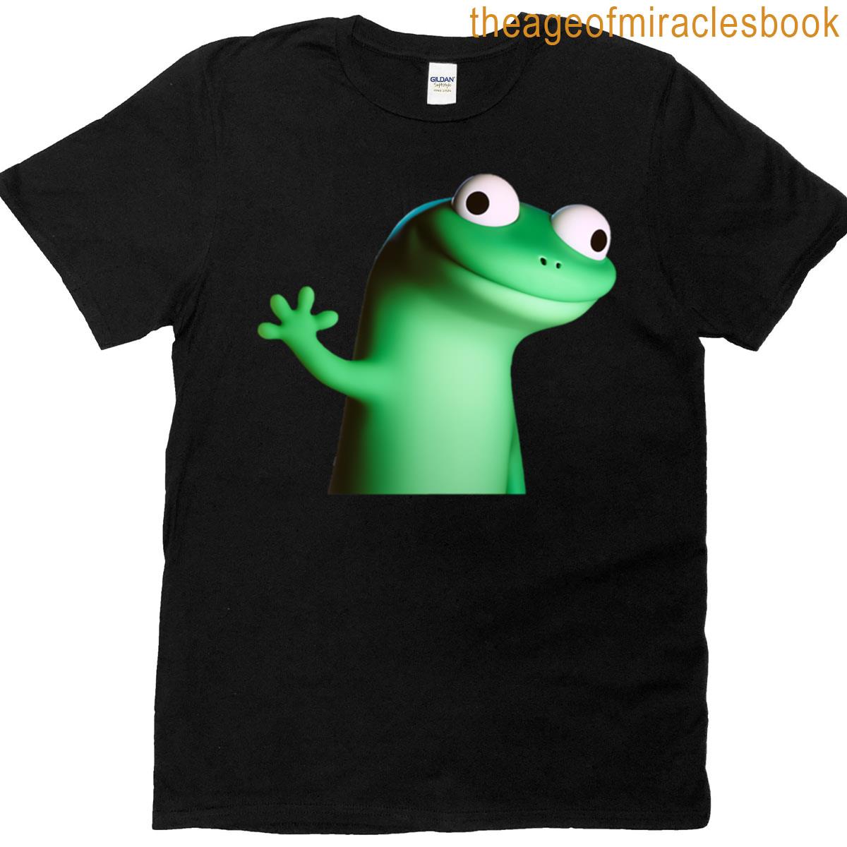 Button Smash Lizard Meme T-shirt