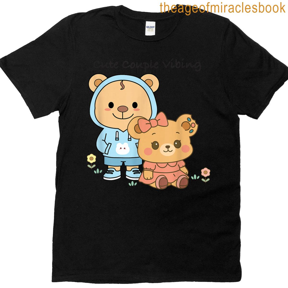 Cute Couple Vibing T-shirt Cute Couple Vibing T-shirt