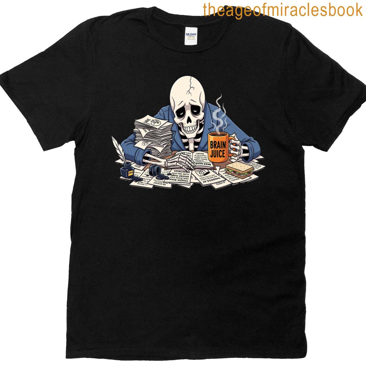 Do Not Disturb The Dead Skeleton Coffee Meme T-shirt