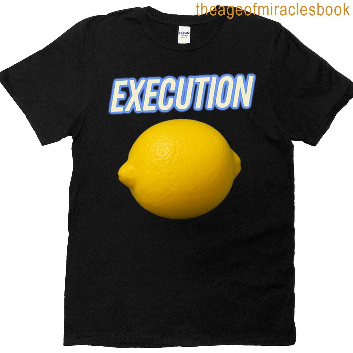 Execution Lemon Design Oversized T-shirt