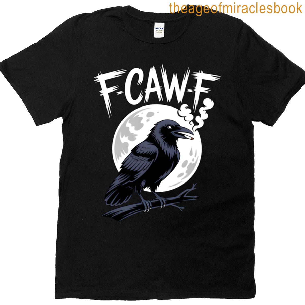 F-caw-f Black Bird T-shirt