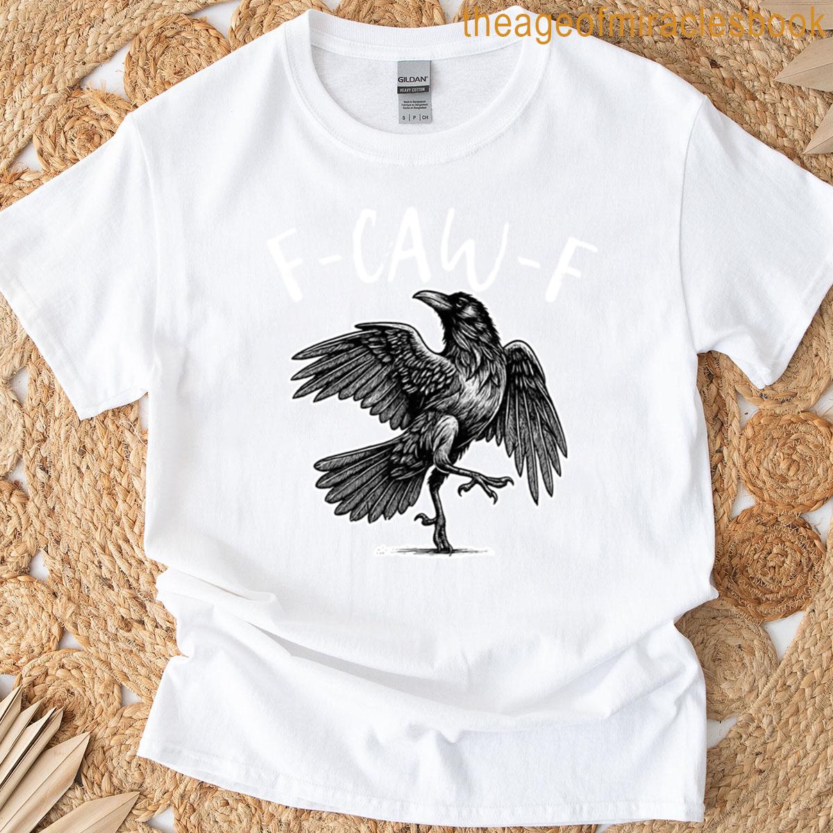 F-caw-f Black Crow T-shirt