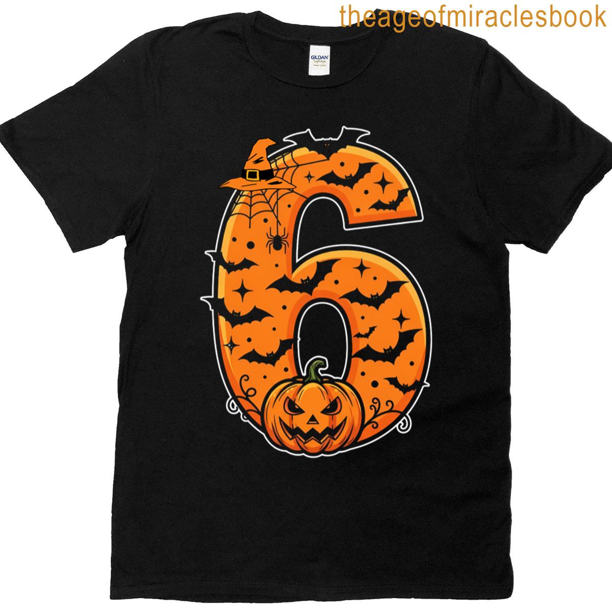 Fun Six Seven 6 7 Meme Design Couples Spooky T-shirt