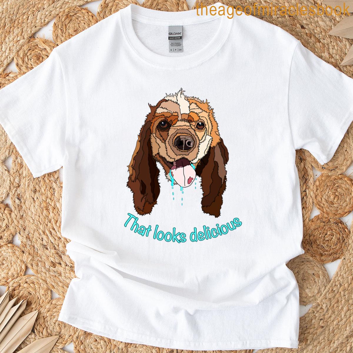 Funny Slobbering Cocker Spaniel T-shirt