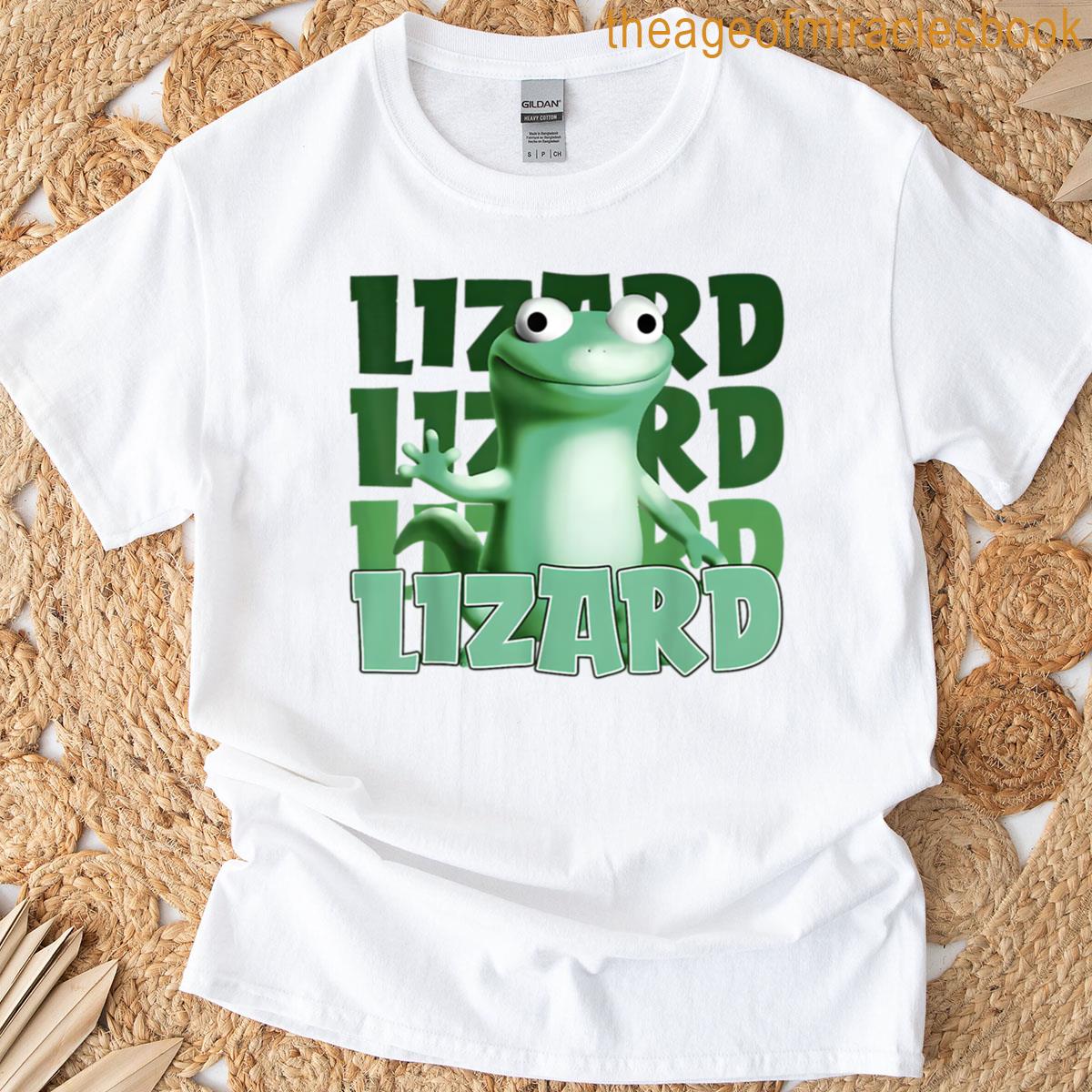 Funny Weirdcore Animal Lizard Lizard Lizard Meme T-shirt