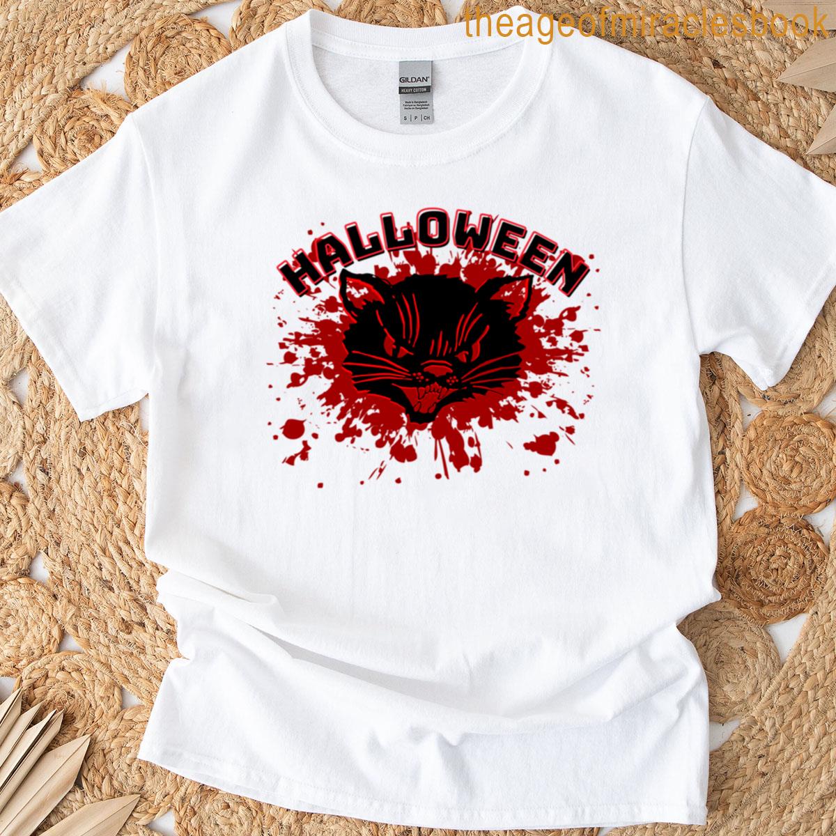 Halloween Cat Oversized T-shirt