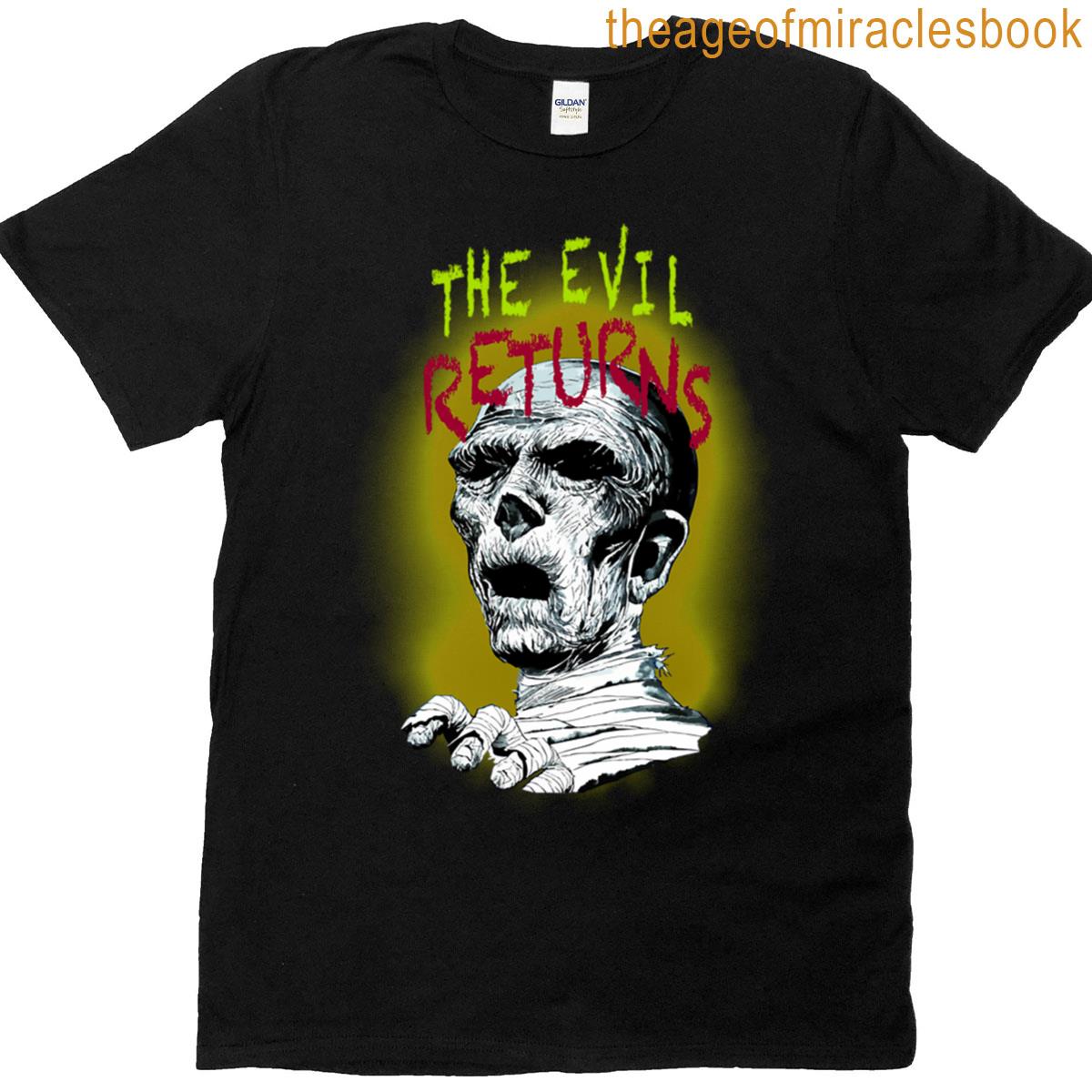 Halloween Horror Comic The Evil Returns T-shirt