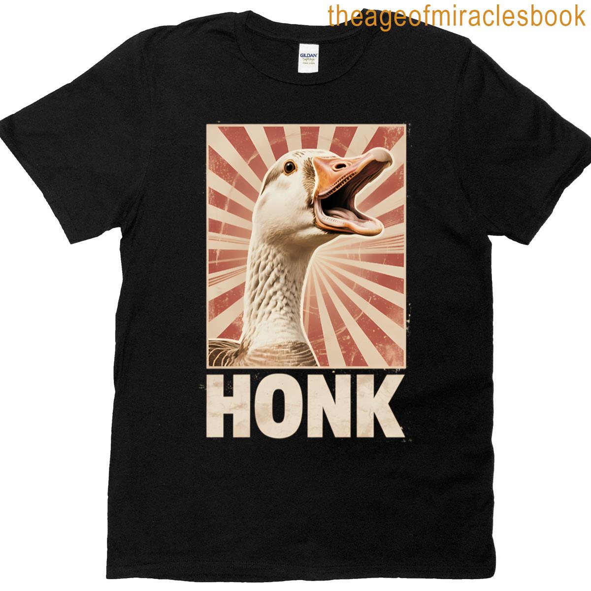 Honking Goose Vintage Honk Statement T-shirt