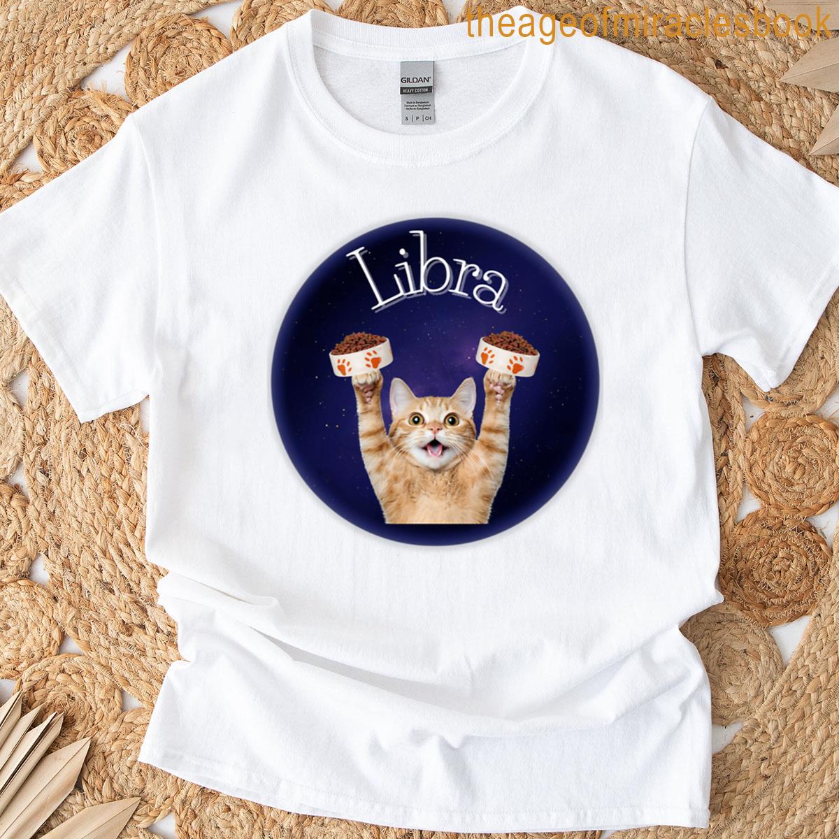 Libra The Cat In Balance T-shirt