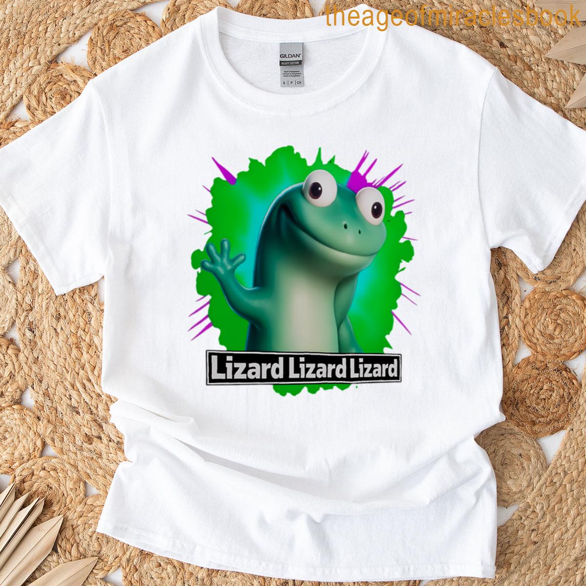 Lizard Lizard Lizard Elio Lizard Meme Funny T-shirt