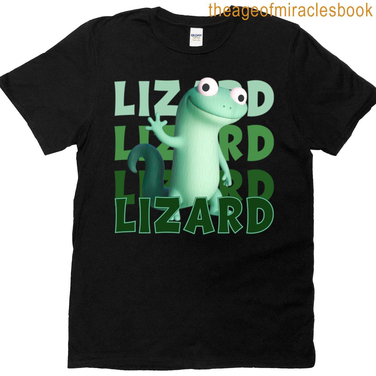 Lizard Lizard Lizard Funny Gaming Meme T-shirt