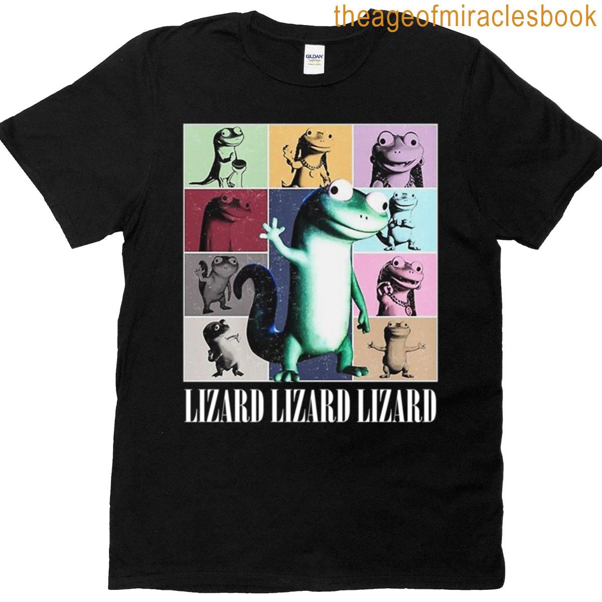 Lizard Lizard Lizard Meme Vintage 90s T-shirt
