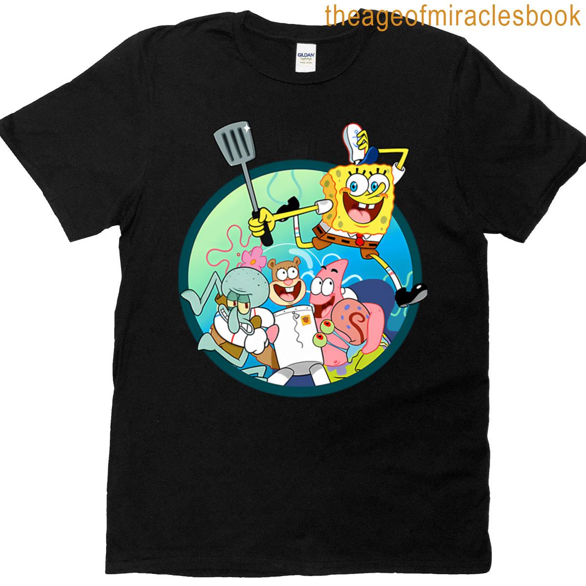 Minimalist Spongebob Squarepants T-shirt