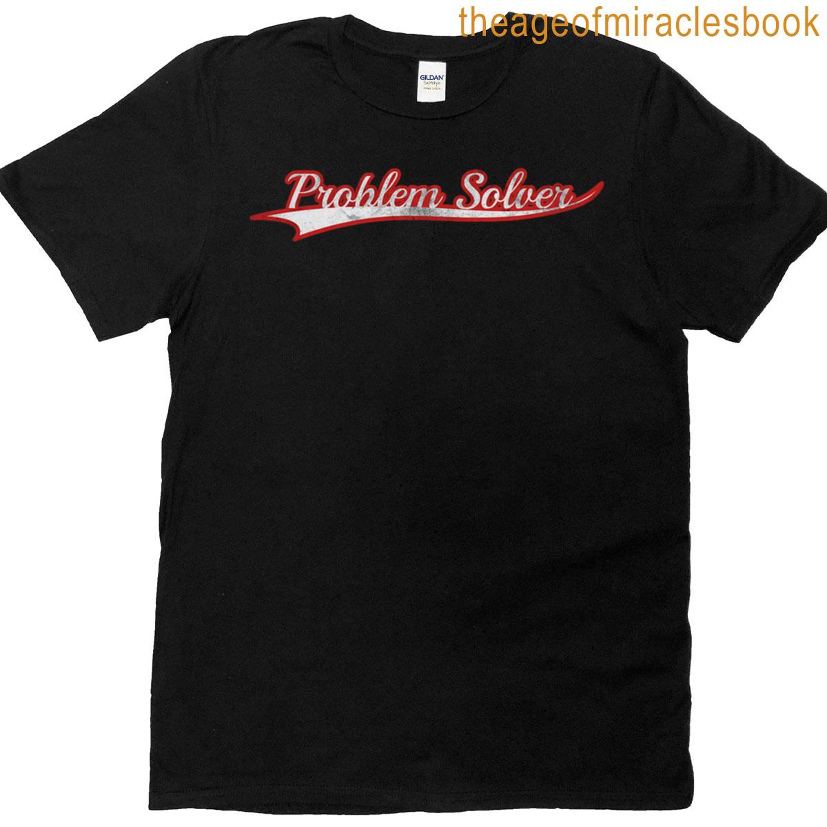 Problem Solver Solutions Critical Thinking Vintage Varsity Premium Tri-blend T-shirt