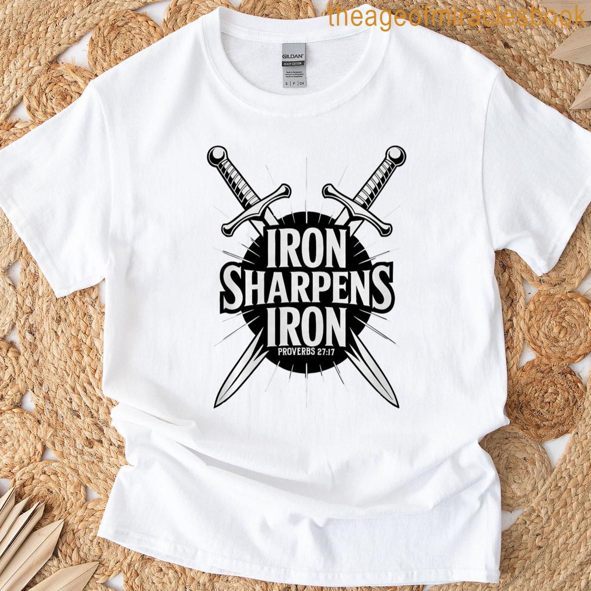 Proverbs 2717 – Iron Sharpens Iron Premium Tri-blend T-shirt