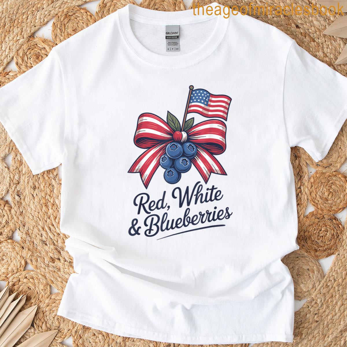 Red White And Blueberries T-shirt
