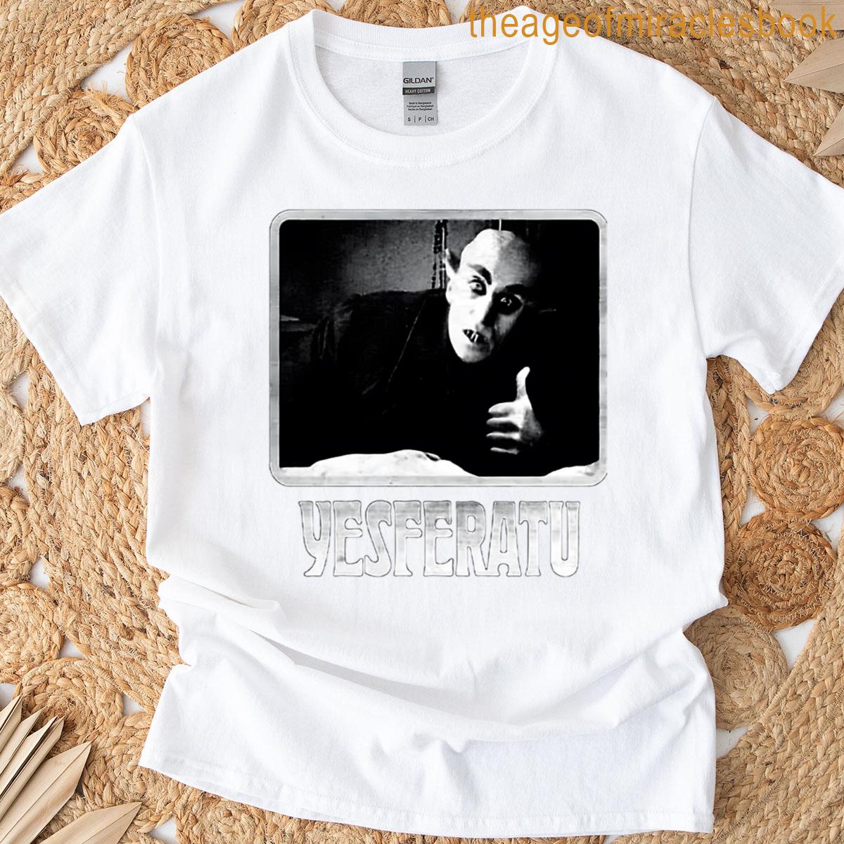 Yesferatu Positive Gothic Meme T-shirt