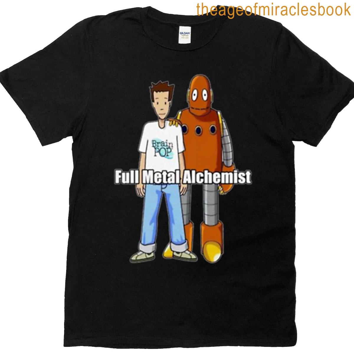 Brain Pop Full Metal Alchemist T-shirt