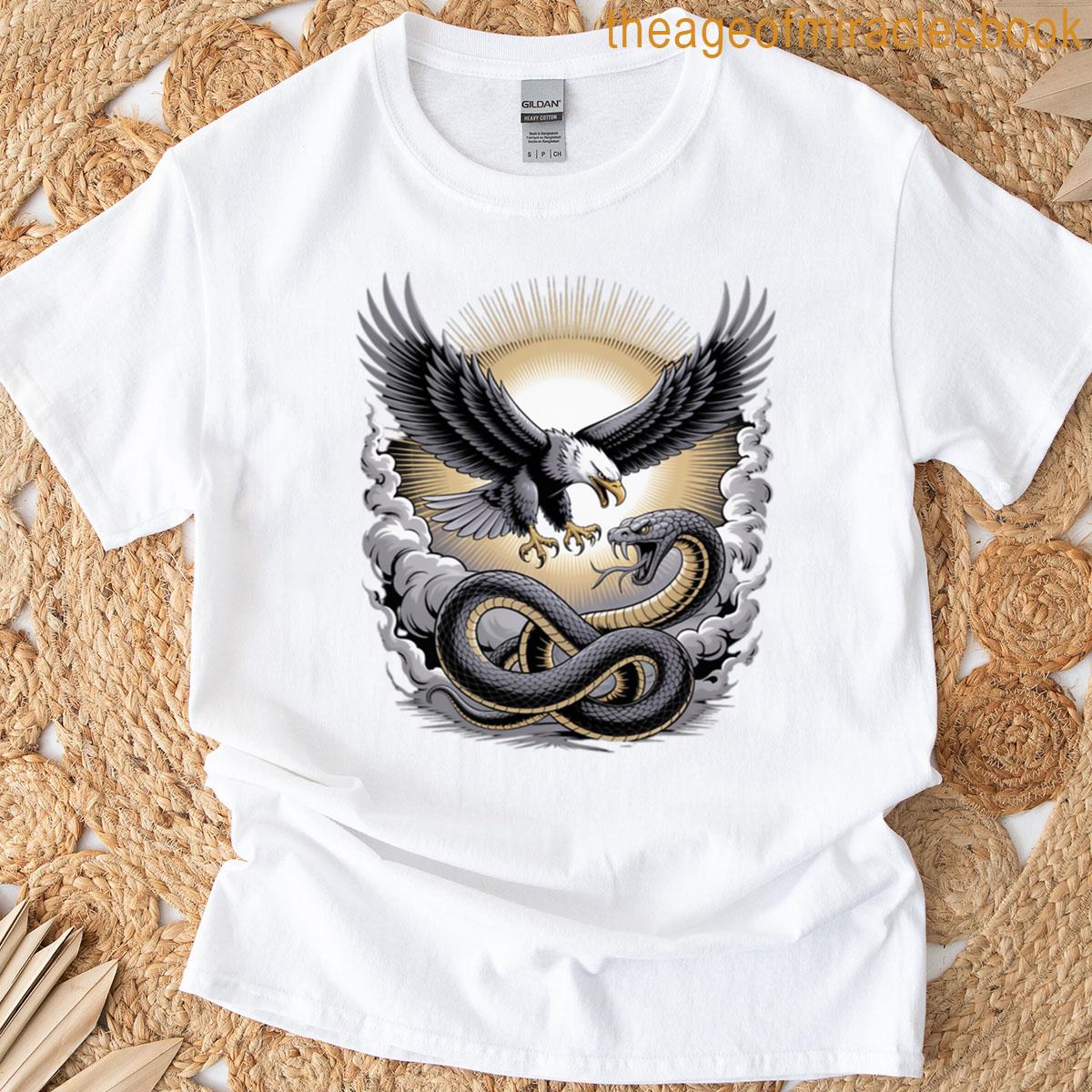 Eagle And Snake Fighting T-shirt