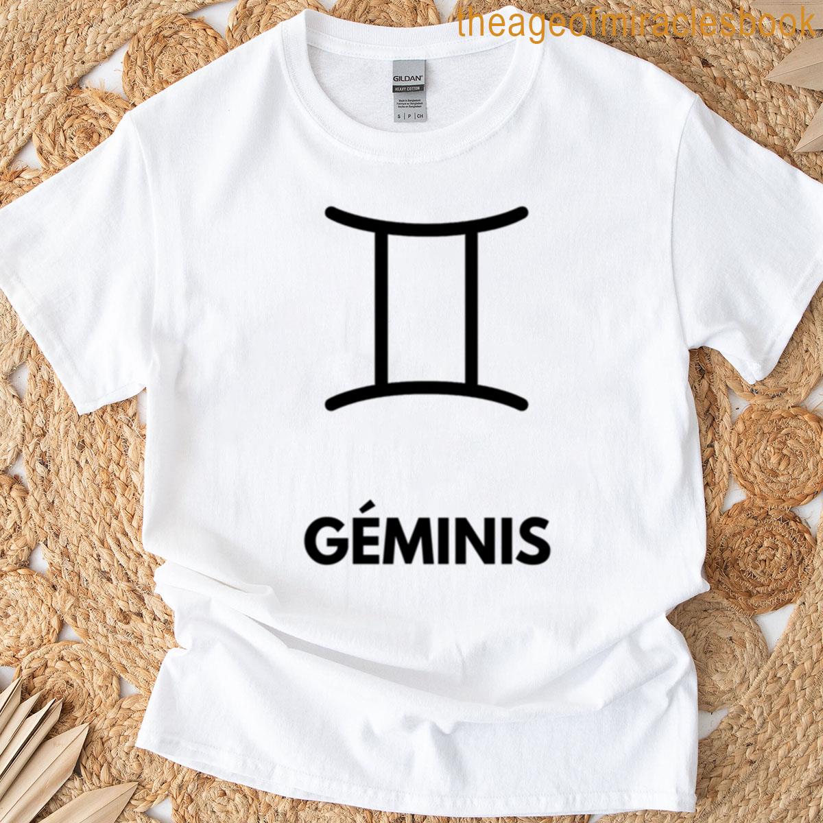 Gemini In Black T-shirt