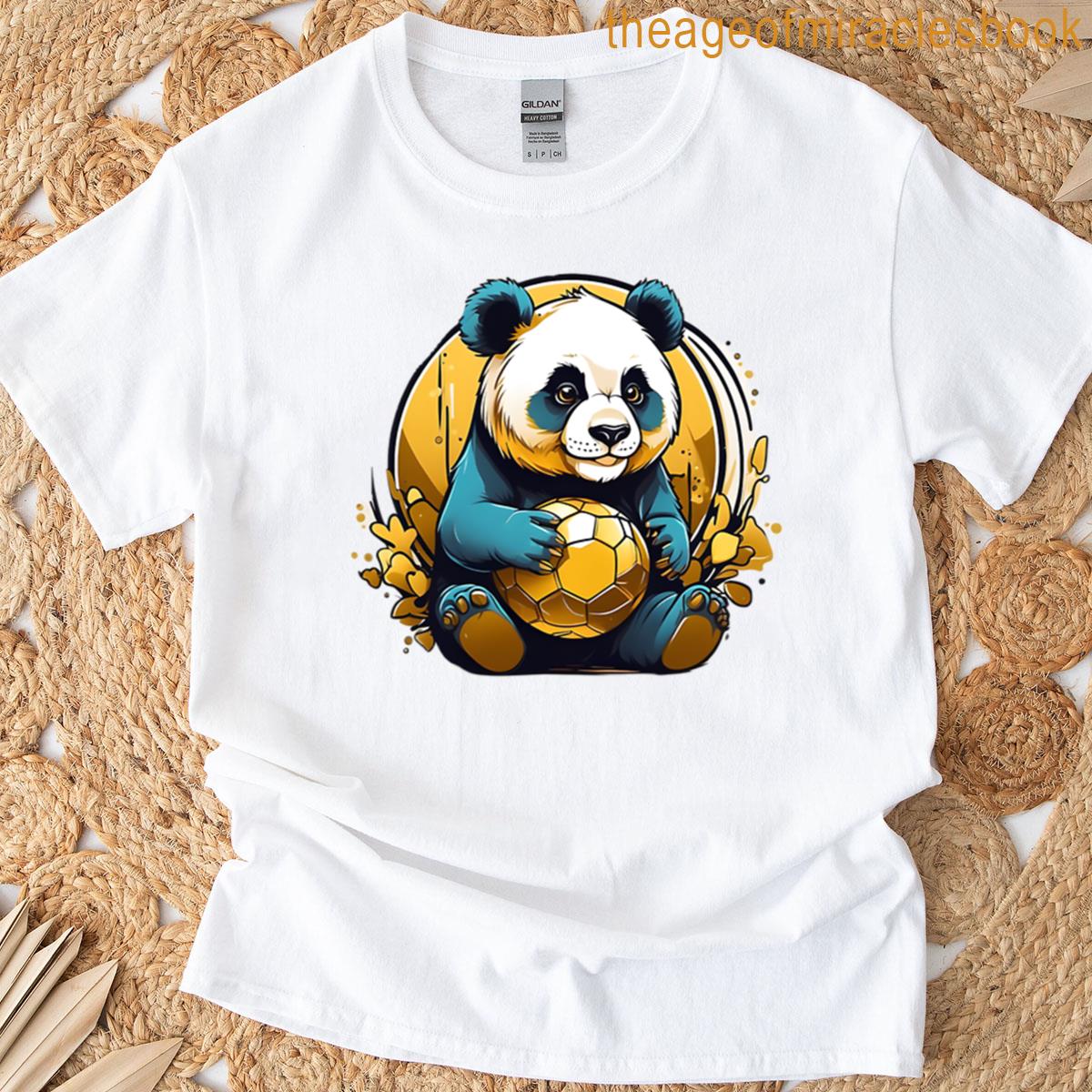 Panda With A Golden Ball T-shirt