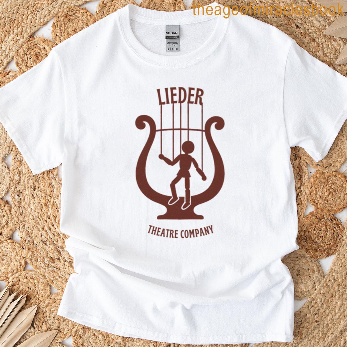 Puppet Lyre Logo – Brown T-shirt
