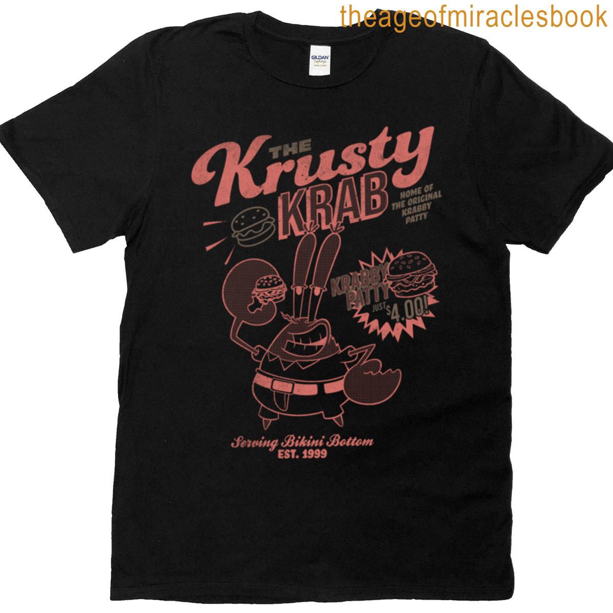 Spongebob Squarepants Mr Krabs Krusty Krab Poster T-shirt
