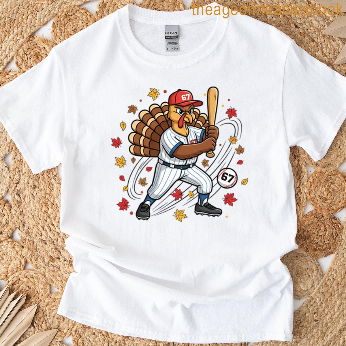 Turkey Baseball 67 Cute Mascot T-shirt